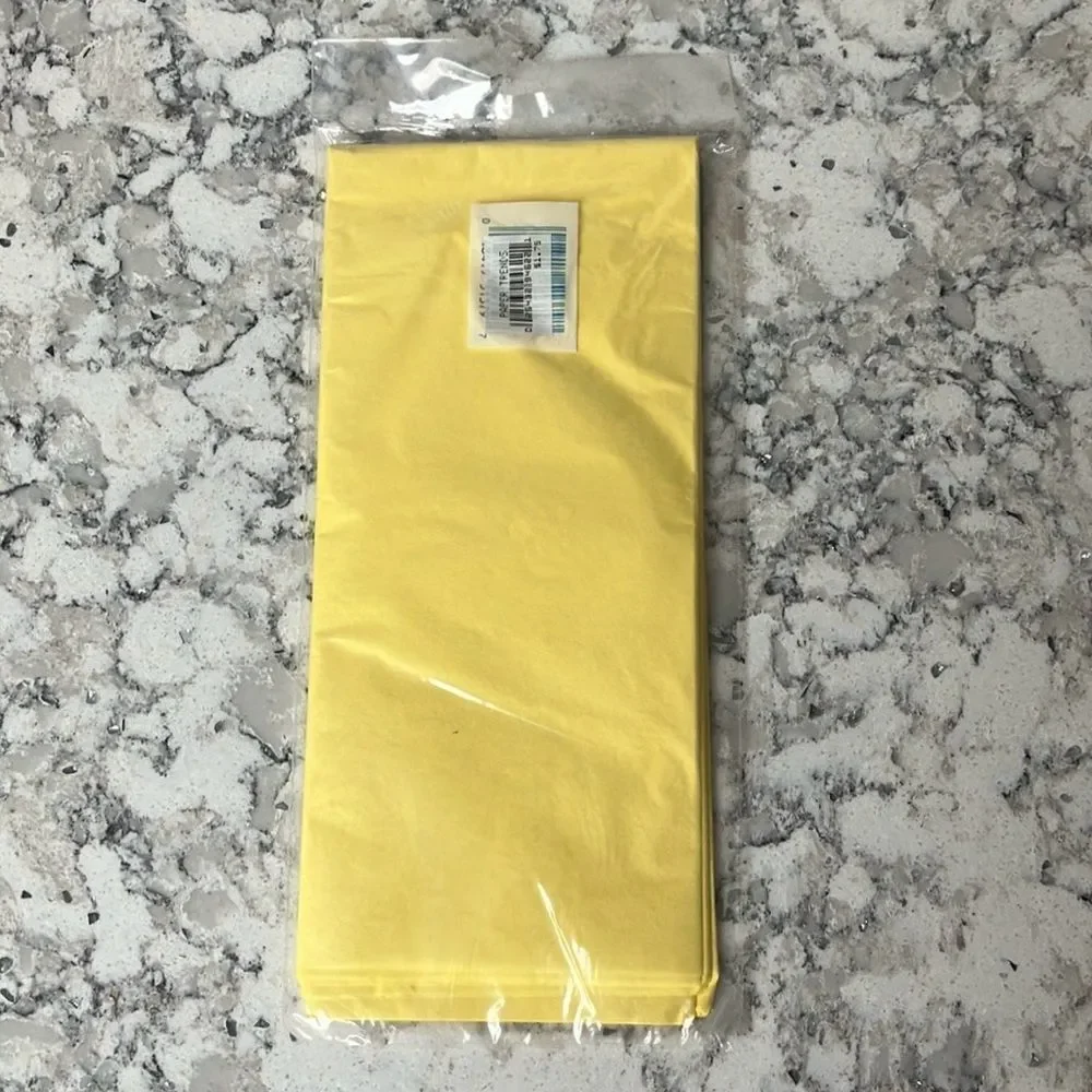 New Yellow Tissue Paper